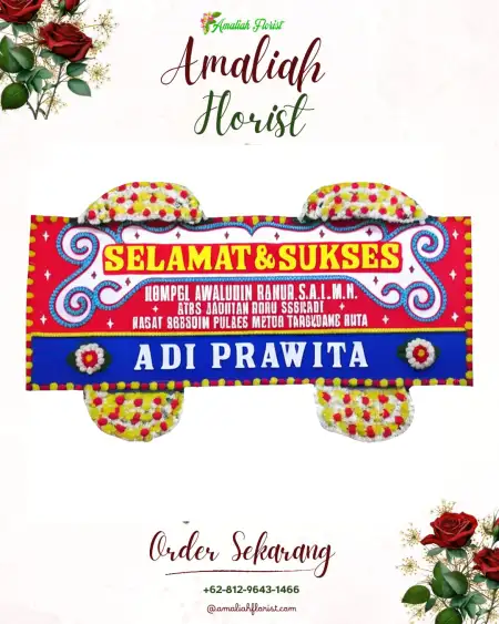 Papan Bunga Ucapan Selamat Jawai